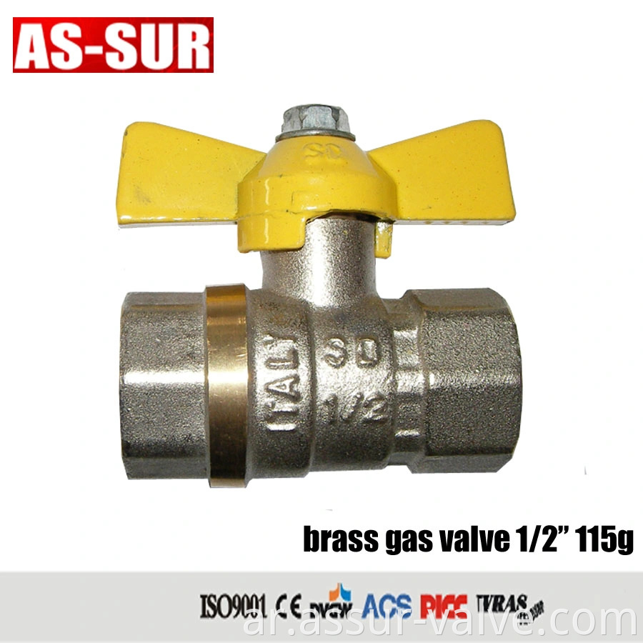 1/4 ، 3/8 ، 1/2 NPT PNEUMATIC رخيصة صمام الكرة النحاس الصغيرة الصغيرة لزيت الهواء وزيت الغاز النحاس الصمام